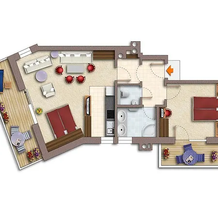 Гостевой дом Boutique Appartments Gerlosperle 4*